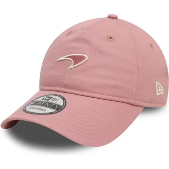 Cappellino rosa regolabile con logo rosa 9TWENTY Seasonal di McLaren Racing Formula 1 di New Era