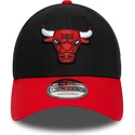 chicago-bulls-nba-new-era-9forty-side-patch-justerbar-sort-og-rod-buet-kasket