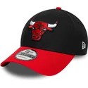 chicago-bulls-nba-new-era-9forty-side-patch-justerbar-sort-og-rod-buet-kasket