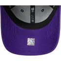 cappello-curvo-nero-e-viola-regolabile-9forty-side-patch-los-angeles-lakers-nba-di-new-era
