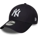 cappellino-curvo-blu-navy-regolabile-9forty-side-patch-dei-new-york-yankees-mlb-di-new-era