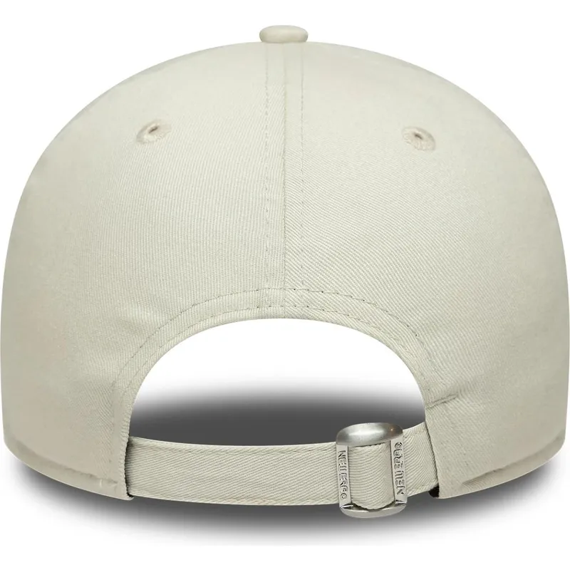 gebogene-beige-und-marineblaue-verstellbare-kappe-9forty-side-script-der-new-york-yankees-mlb-von-new-era