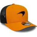cappellino-trucker-arancione-e-nero-9seventy-stretch-snap-di-mclaren-racing-formula-1-di-new-era