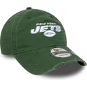 verstellbare-grune-9twenty-washed-distress-kappe-der-new-york-jets-nfl-von-new-era