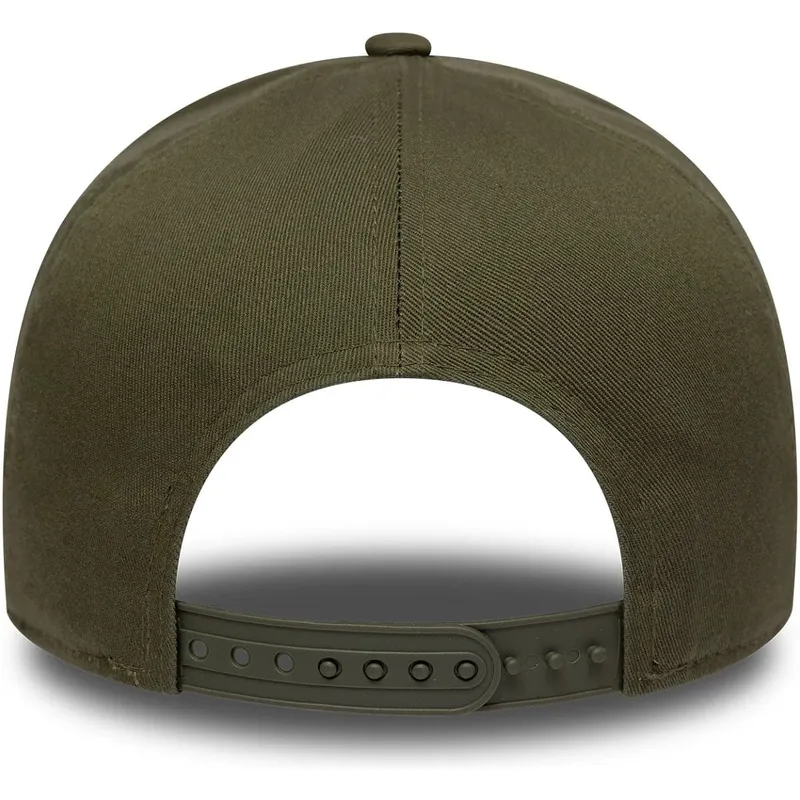 cappellino-visiera-curva-verde-snapback-e-frame-washed-patch-di-new-era