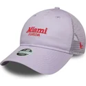 verstellbare-violette-trucker-kappe-fur-damen-9twenty-city-miami-stadte-und-strande-von-new-era