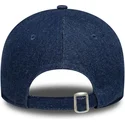 cappellino-curvo-blu-navy-regolabile-da-donna-9twenty-denim-dei-new-york-yankees-mlb-di-new-era