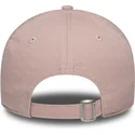 new-era-new-york-yankees-mlb-9twenty-mini-washed-justerbar-lyserod-kvindekasket-med-buet-skygge-og-lyserodt-logo
