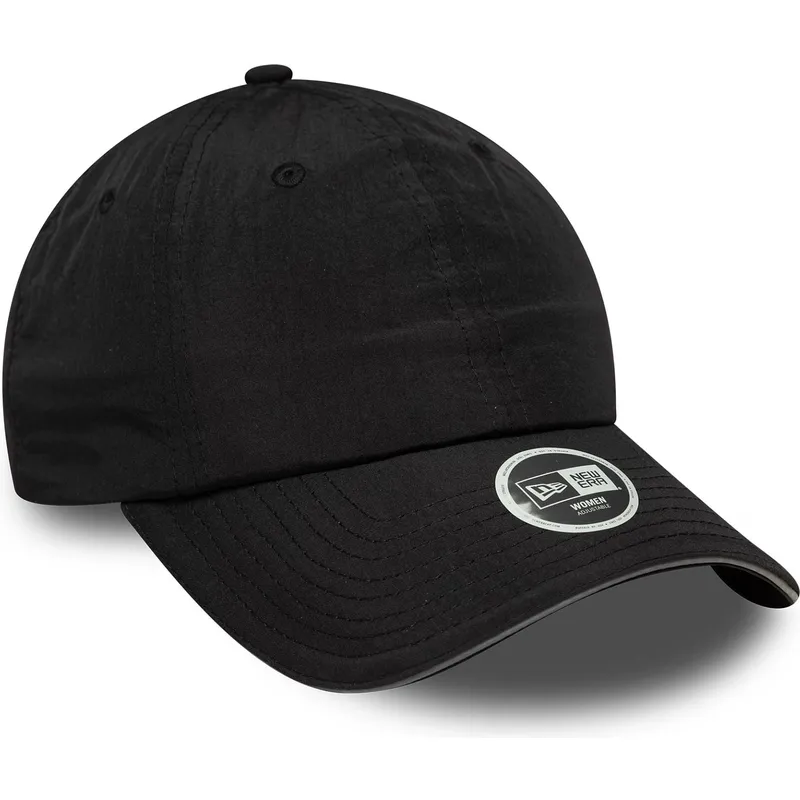 gorra-curva-nera-regolabile-da-donna-pony-tail-open-back-di-new-era