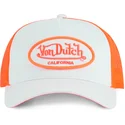cappellino-trucker-bianco-e-arancione-fluo04-ct-di-von-dutch