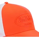 von-dutch-fluo04-orange-weisse-trucker-kappe