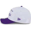 hvid-og-lilla-buet-snapback-kasket-9forty-m-crown-draft-2025-fra-los-angeles-lakers-nba-fra-new-era