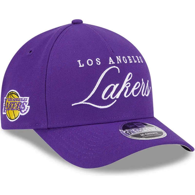 fioletowa-czapka-z-zakrzywionym-daszkiem-snapback-9forty-m-crown-draft-2025-los-angeles-lakers-nba-od-new-era
