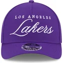 cappellino-curvo-viola-snapback-9forty-m-crown-draft-2025-dei-los-angeles-lakers-nba-di-new-era