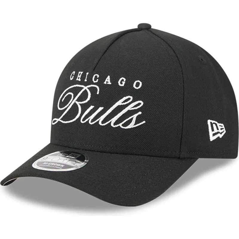svart-bojd-keps-snapback-9forty-m-crown-draft-2025-fran-chicago-bulls-nba-av-new-era