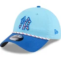 cappello-curvo-blu-regolabile-9twenty-4-luglio-dei-new-york-yankees-mlb-di-new-era