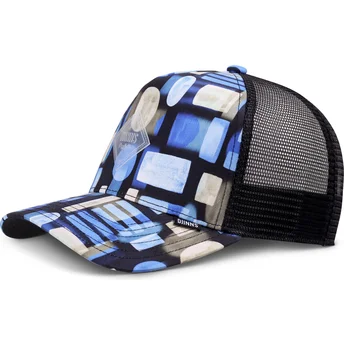 Cappellino trucker blu e nero ShirtFab 1 HFT di Djinns