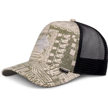 Cappellino trucker verde ShirtFab 3 HFT di Djinns