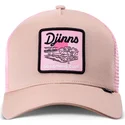 cappellino-trucker-beige-e-rosa-do-nothing-club-hft-dnc-pool-di-djinns
