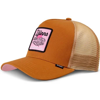 Gorra trucker marrone Do Nothing Club HFT DNC Pool di Djinns