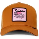 gorra-trucker-marrone-do-nothing-club-hft-dnc-pool-di-djinns