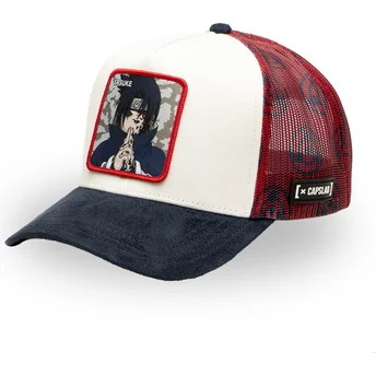 Flerfarvet trucker-kasket Sasuke Uchiha SHA Naruto fra Capslab