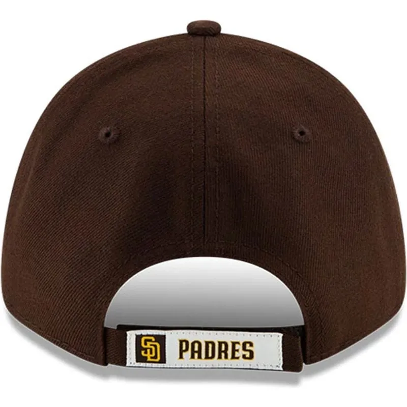 cappellino-visiera-curva-marrone-regolabile-9forty-the-league-di-san-diego-padres-mlb-di-new-era