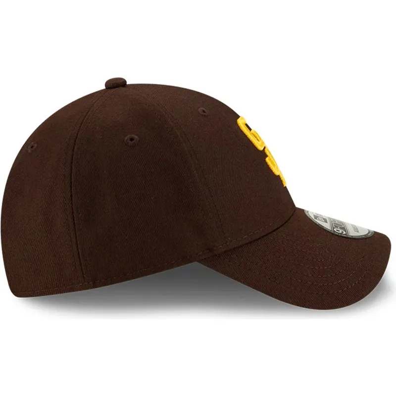 braune-verstellbare-curved-cap-9forty-the-league-der-san-diego-padres-mlb-von-new-era