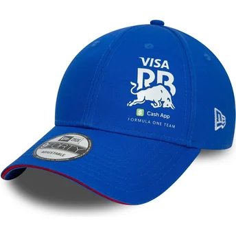 Casquette courbée bleue ajustable 9FORTY Flawless Racing Bulls F1 Team Formula 1 New Era