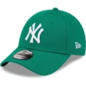 new-era-9forty-league-essential-new-york-yankees-mlb-damen-verstellbare-grune-curved-kappe