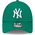 cappellino-curvo-verde-regolabile-da-donna-9forty-league-essential-dei-new-york-yankees-mlb-di-new-era