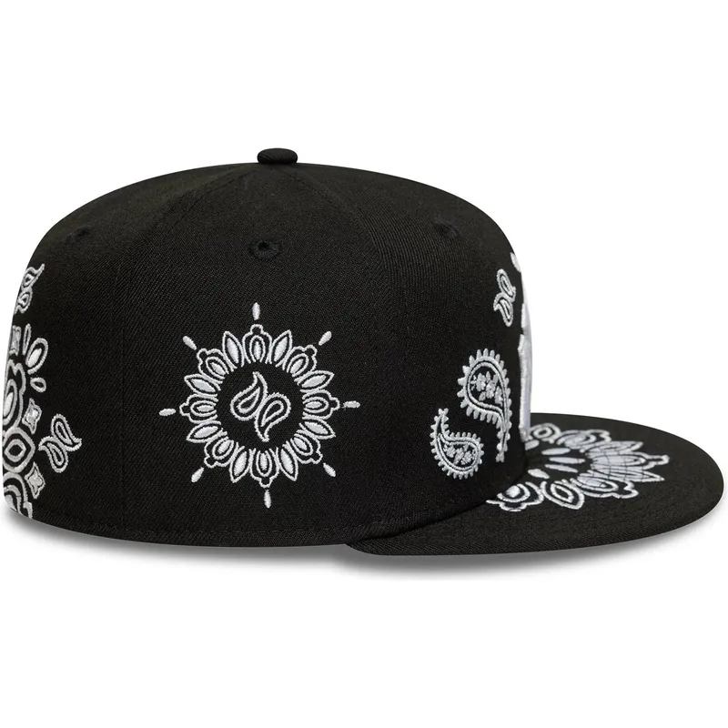 schwarze-enganliegende-59fifty-flatcap-paisley-der-new-york-yankees-mlb-von-new-era