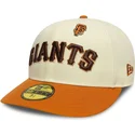 beige-orangefarbene-59fifty-fitted-cap-mit-gebogenem-schirm-und-all-star-game-pin-der-san-francisco-giants-mlb-von-new-era