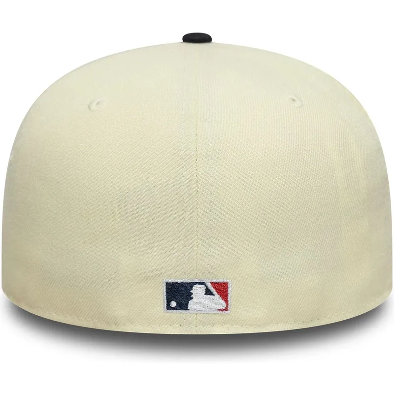 cappellino-curvo-beige-e-blu-marino-aderente-59fifty-all-star-game-pin-dei-texas-rangers-mlb-di-new-era