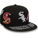 casquette-plate-noire-ajustee-59fifty-all-over-chicago-white-sox-mlb-new-era