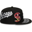 cappello-piatto-nero-regolabile-59fifty-all-over-dei-chicago-white-sox-mlb-di-new-era
