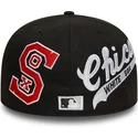 casquette-plate-noire-ajustee-59fifty-all-over-chicago-white-sox-mlb-new-era