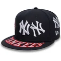 cappello-piatto-blu-navy-aderente-59fifty-all-over-dei-new-york-yankees-mlb-di-new-era