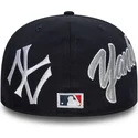 cappello-piatto-blu-navy-aderente-59fifty-all-over-dei-new-york-yankees-mlb-di-new-era