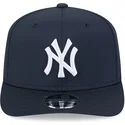 new-era-new-york-yankees-mlb-9seventy-stretch-snap-perf-snapback-kappe-mit-gebogenem-schirm-in-marineblau