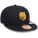 cappello-piatto-blu-marino-regolabile-9fifty-retro-crown-heritage-dei-detroit-tigers-mlb-di-new-era