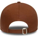casquette-courbee-marron-ajustable-avec-logo-marron-9forty-league-essential-new-york-yankees-mlb-new-era
