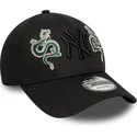 cappello-curvo-nero-regolabile-con-logo-nero-9forty-icon-dragon-dei-new-york-yankees-mlb-di-new-era
