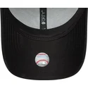 casquette-courbee-noire-ajustable-avec-logo-bleu-9forty-ombre-infill-new-york-yankees-mlb-new-era