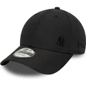 casquette-courbee-noire-ajustable-avec-logo-noir-9forty-tonal-flawless-new-york-yankees-mlb-new-era