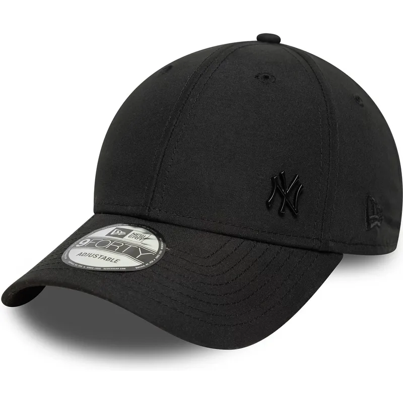 cappellino-curvo-nero-regolabile-con-logo-nero-9forty-tonal-flawless-di-new-york-yankees-mlb-di-new-era