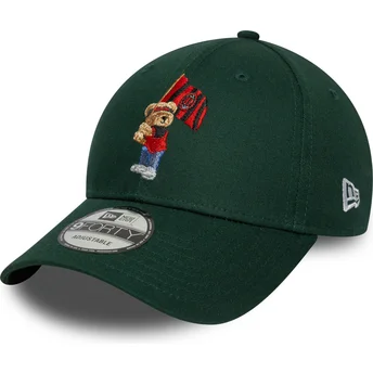 Cappellino curvo verde regolabile 9FORTY Seasonal di AC Milan Serie A di New Era