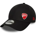 cappellino-curvo-nero-regolabile-9forty-flawless-di-ducati-motor-motogp-di-new-era