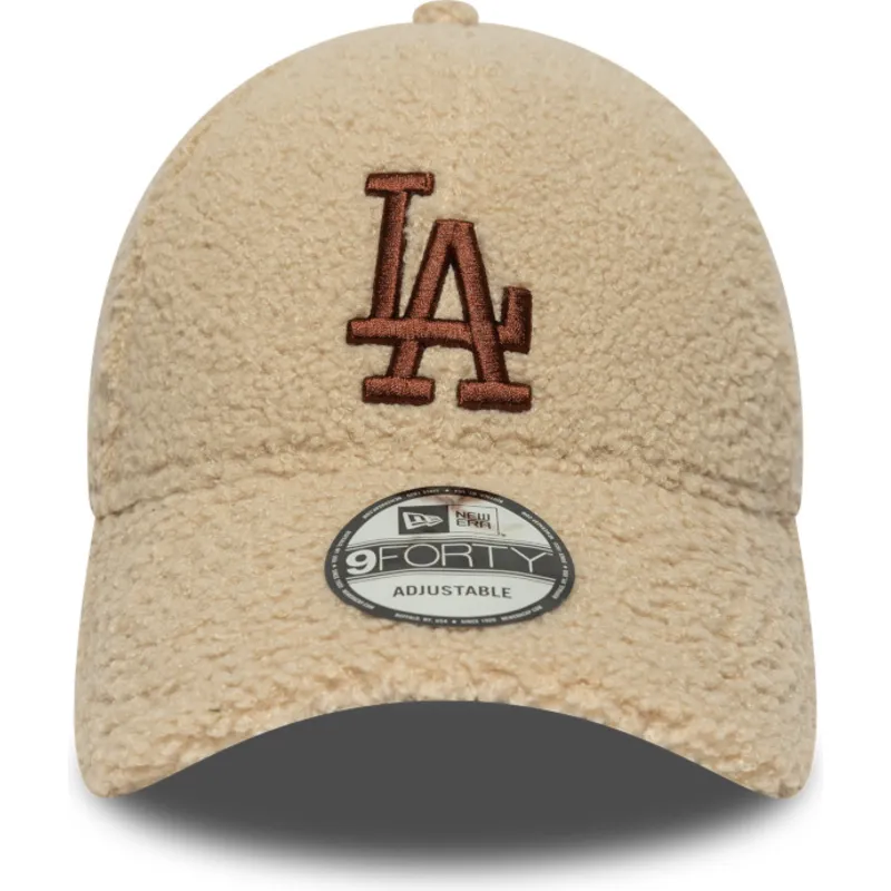 cappellino-con-visiera-curva-beige-regolabile-con-logo-marrone-9forty-borg-dei-los-angeles-dodgers-mlb-di-new-era