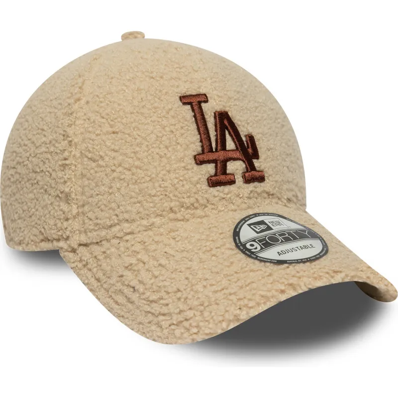 cappellino-con-visiera-curva-beige-regolabile-con-logo-marrone-9forty-borg-dei-los-angeles-dodgers-mlb-di-new-era